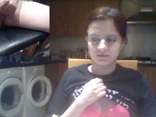 Two Camera Kitchen Orgasm Fun