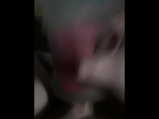 Using a see through pocket pussy