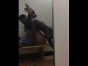 Preview 4 of Ebony Couple Changing Room Sex