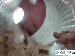 Hot Shower BTS Fun With Christy, Dahlia and Ivan