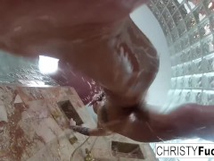Hot Shower BTS Fun With Christy, Dahlia and Ivan - Screenshot 7 of 16 - Big Tits