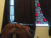 Preview 6 of ebony Lil bit ride part 2 loud moan