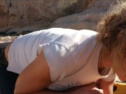 Preview 3 of Quick blowjob in Petra, with cum in my mouth