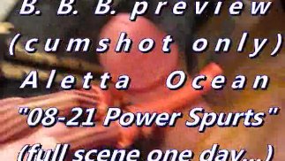 B.B.B.preview: Aletta Ocean "08-21 Power Spurts" (только сперма) WMV сSloMo