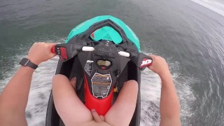 First Time Jet Skiing NAKED