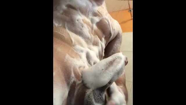 Big cock shower