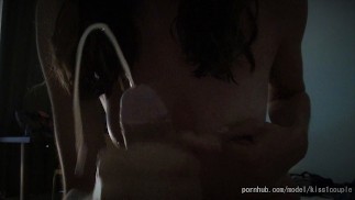 Homemade handjob with premature cumshot