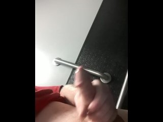 Bathroom quick cumshot