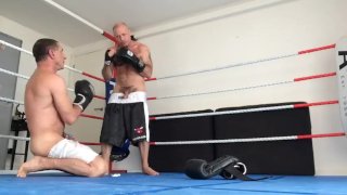 Sparring With A Hot Sexy Mate