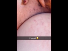 Wife Pregnant Snap Orgasm Solo