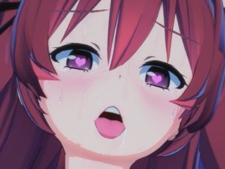 shimai maou, female orgasm, anime, pov