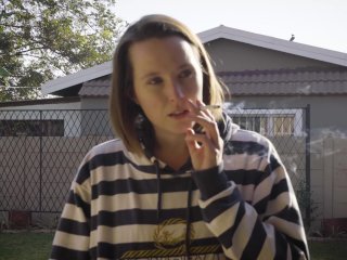 girl smoking, smoking, smoke, solo female
