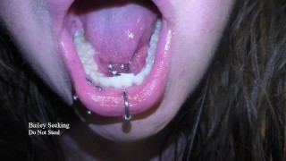 Tongue Web Piercing Cleaning