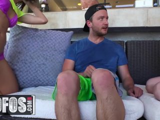 MOFOS - Anya Olsen and Kimmy Granger share a cock and get creampied