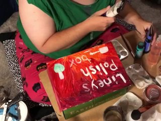 Boobs Ross — Box Painting pt 2 of 2 — julyathon 12