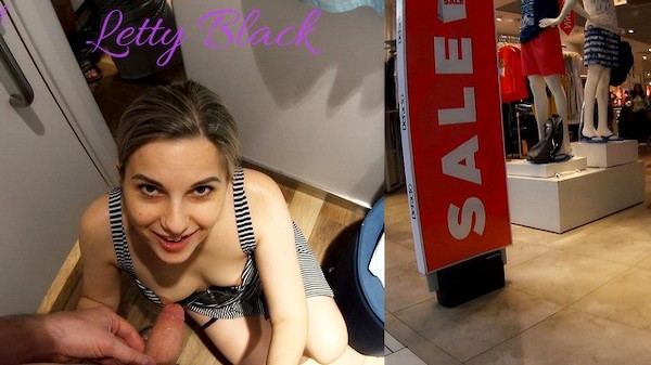 Fitting Room Sex with Clothing Store Consultant Ends Cum Swallow thumbnail