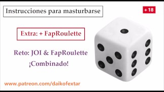 JOI Español ESPECIAL CON AZAR, Instrucciones para masturbarse.