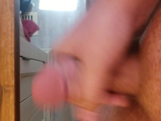 Soft To Hard Teen Throbbing Cock, Huge_Cumshot!