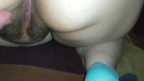 Creampied again by daddy weve fucked so much my plump pussy is swollen shut