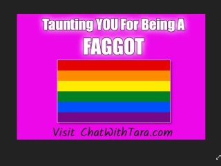 Te Taquiner Pour être Si Gay! un Tel FAGGOT Humiliation érotique Audio Taquiner