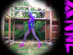 Self bondage in the playground