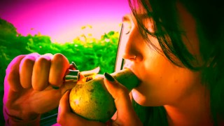 Smoking through various fruits and vegetables