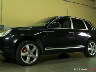 Barcelona Car Workshop Ep.4- Lara and Cristal get on each other in carshop.