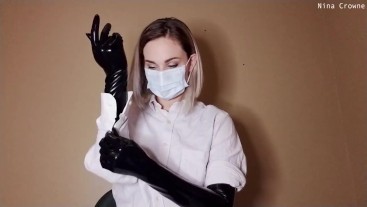 Tight Black Gloves JOI | Modelhub.com
