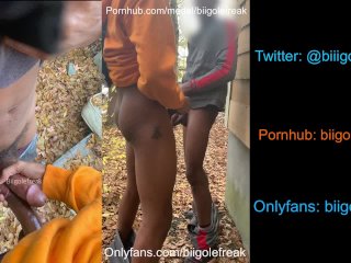 ‪Almost caught Stroking and getting ate outside by a big dick (Full V