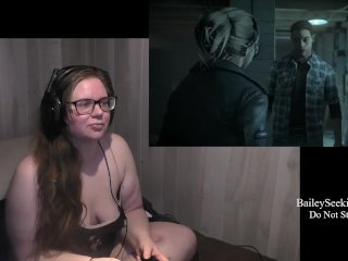 nerdy girl glasses, gaming, big natural tits, solo female