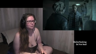 BBW Nerdy Gamer Plays Until Dawn Part 2