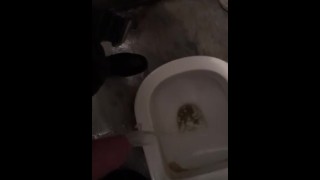 Piss at pubblic toilet