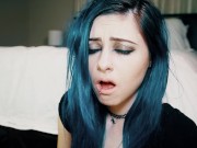 Preview 3 of Orgasm Face blue eyes beautiful agony