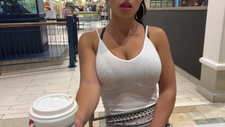 In The LUSH Public Shopping Mall He Has Complete Control Over My Orgasms