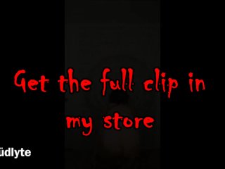 Devil tail butt plug TEASER. Full clip on my Modelhub