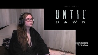 BBW Nerdy Gamer Girl Plays Until Dawn Part 9