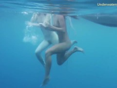 Girls on Tenerife underwater lesbians
