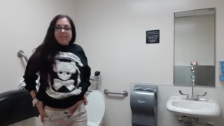 Restroom Pee In A Hospital Waiting Room