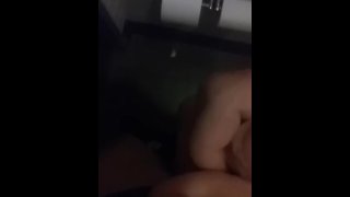 Masterbating in work restroom part four