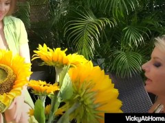 Busty Blonde Bombshell Vicky Vette & Sunny Lane Fuck At Pool - Screenshot 8 of 16 - Big Tits