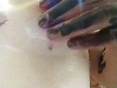 I rub glue all over my nipples and love when they get hard ❤️