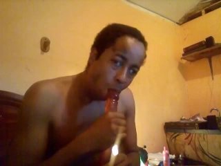 Thrusting A 18 inch Dong in My Wet Pussy