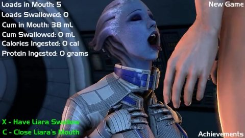 Liara - Mass Effect - Cum Dumpster Gameplay By LoveSkySan