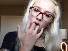 ORAL FIXATION: LONG TONGUE, FINGER SUCKING, SPIT PLAY