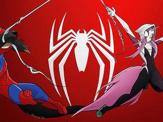 marvel comics, anime, spiderman, spider gwen