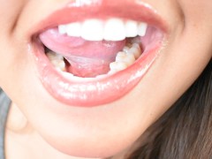 Tongue and Mouth: "Cum all over my lips"