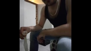 Requested Video Eating My Own Cum From A Condom