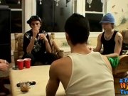 Preview 2 of Straight buddies get together for a hot jerk off session