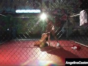 Preview 6 of Phat Ass Latina Angelina Castro Dominates BBC In Caged Fight