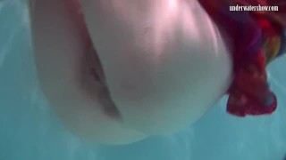 Sexy underwater teen